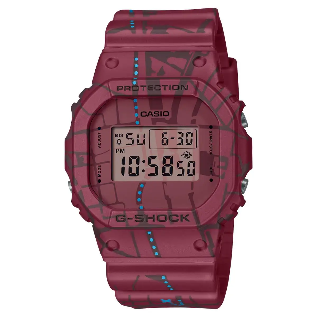 G-shock DW-5600SBY-4JR Treasure Hunt Red Limited Men`s Watch by Casio