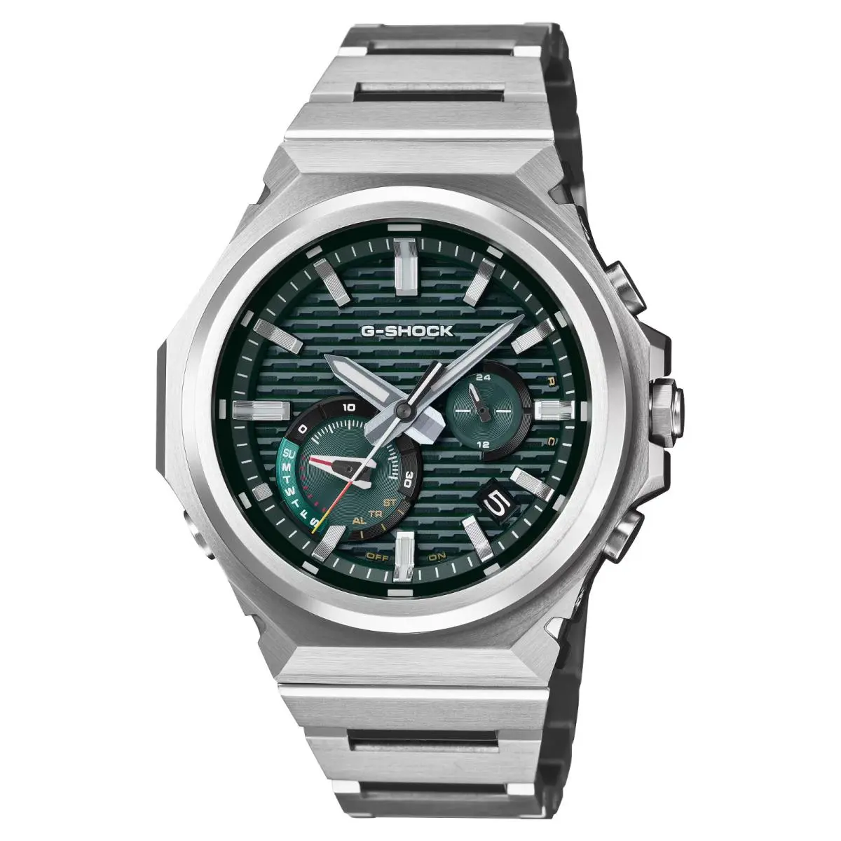 G-shock G-steel Stainless Steel Quartz Watch - GST-B1000D-3A by Casio