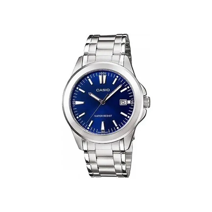 Casio Quartz Blue Dial Stainless Steel Bracelet Women`s Watch LTP-1215A-2A2DF