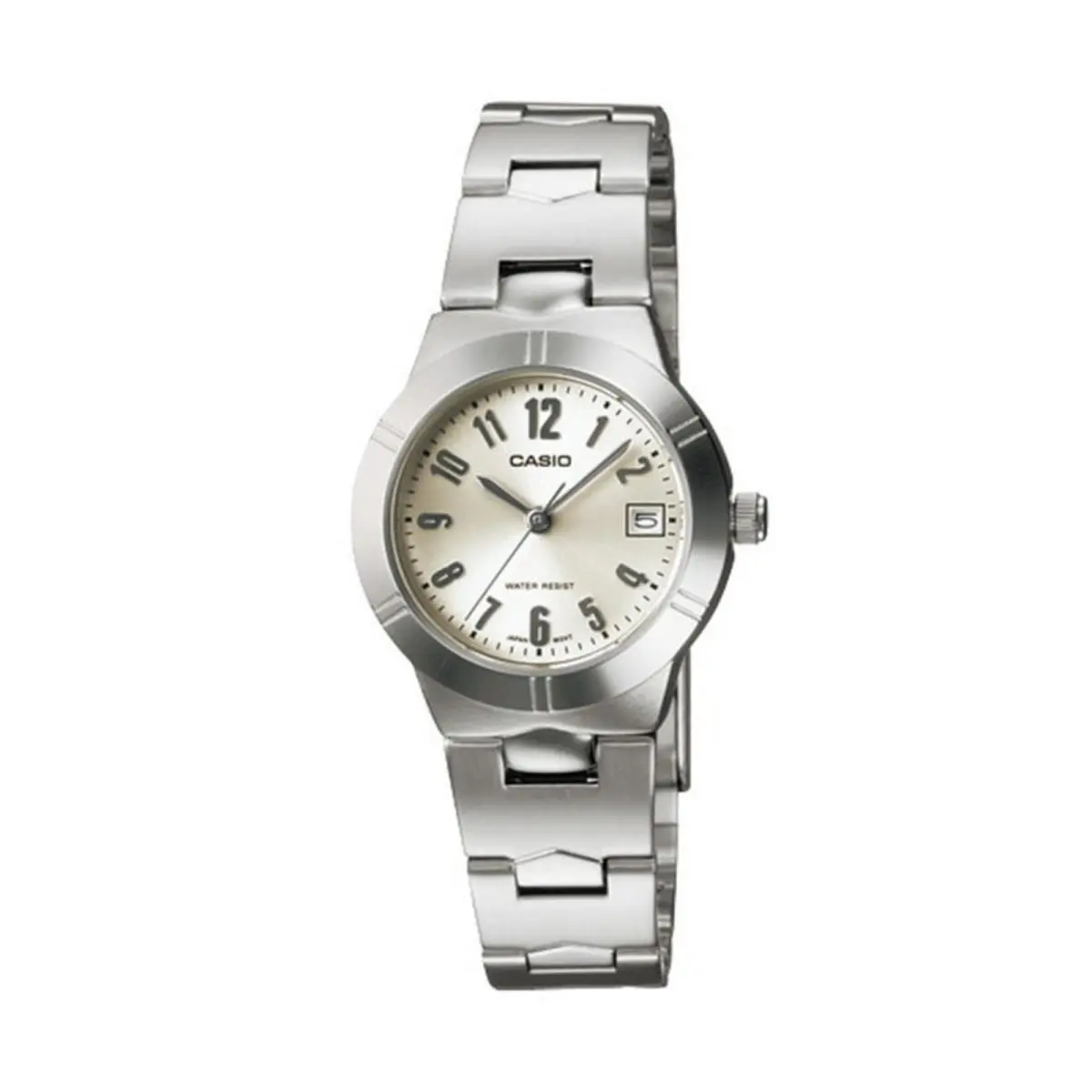 Women’s Champagne Dial Analog Watch with Stainless Steel Bracelet by Casio