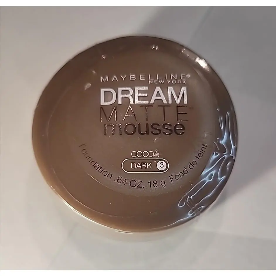 Cocoa Dark 3 Maybelline Dream Matte Mousse Foundation Ships Fast New Fresh