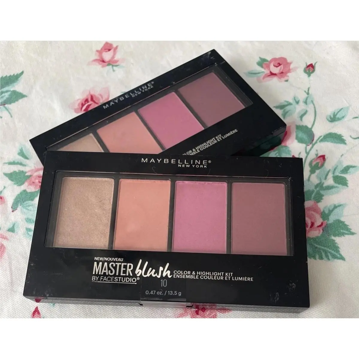 2 Maybelline Master Blush 10 Color Highlight Kit Facestudio Retired