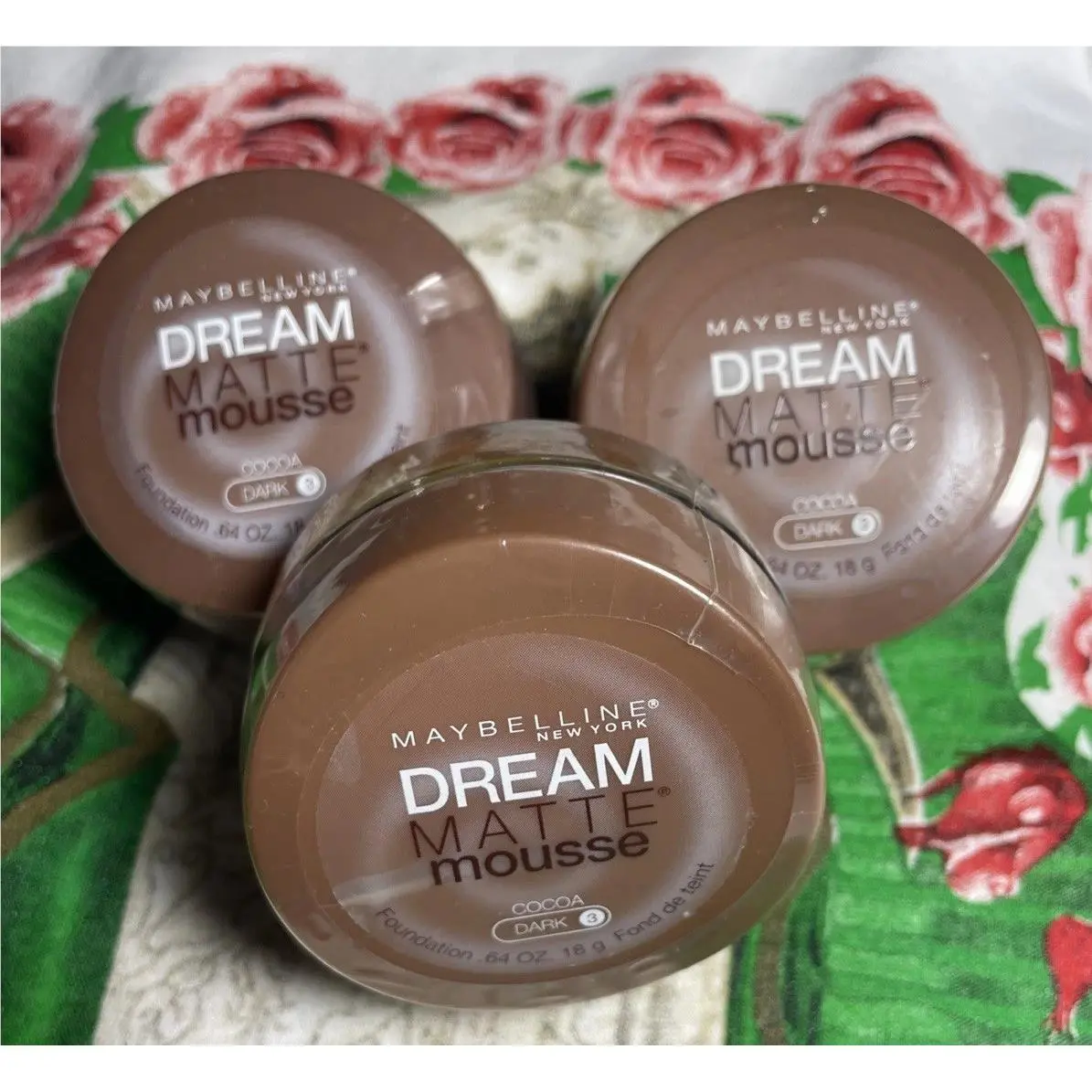 3- Maybelline Dream Matte Mousse Foundation Cocoa 3 Dark New See