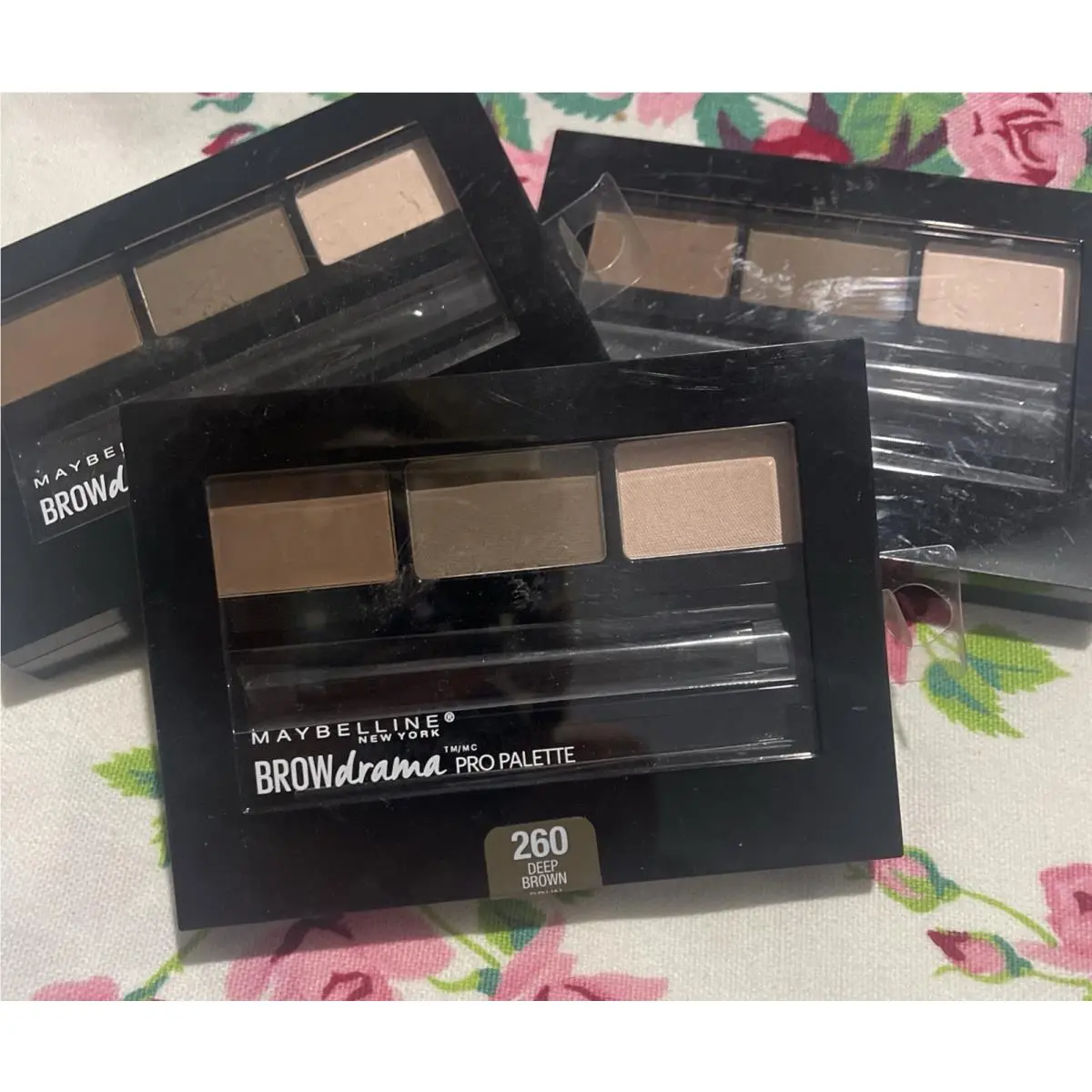 3 Maybelline Brow Drama Pro Eyebrow Palette 260 Deep Brown