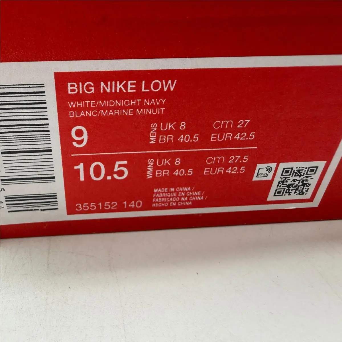 Nike shoes - Big Nike Low - Big Low - White 6