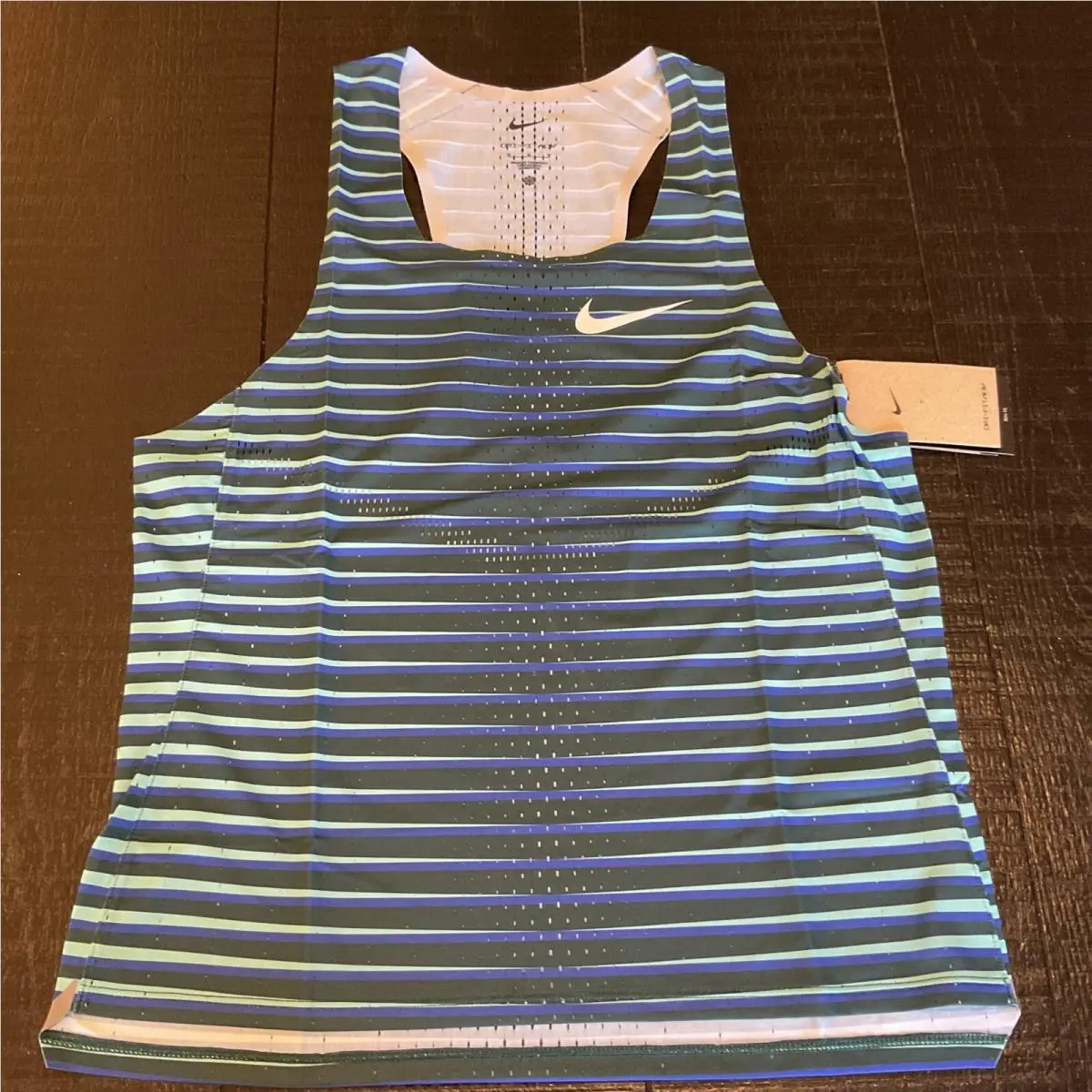 Nike Adv Dri Fit Running Track Singlet Tank Mens Size M Rare