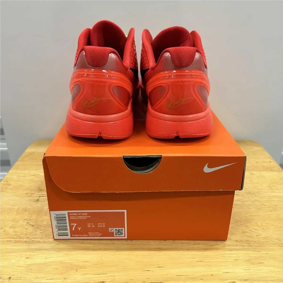 Nike shoes - Nike Kobe 6 - Kobe - FV9676-600 - Red 1