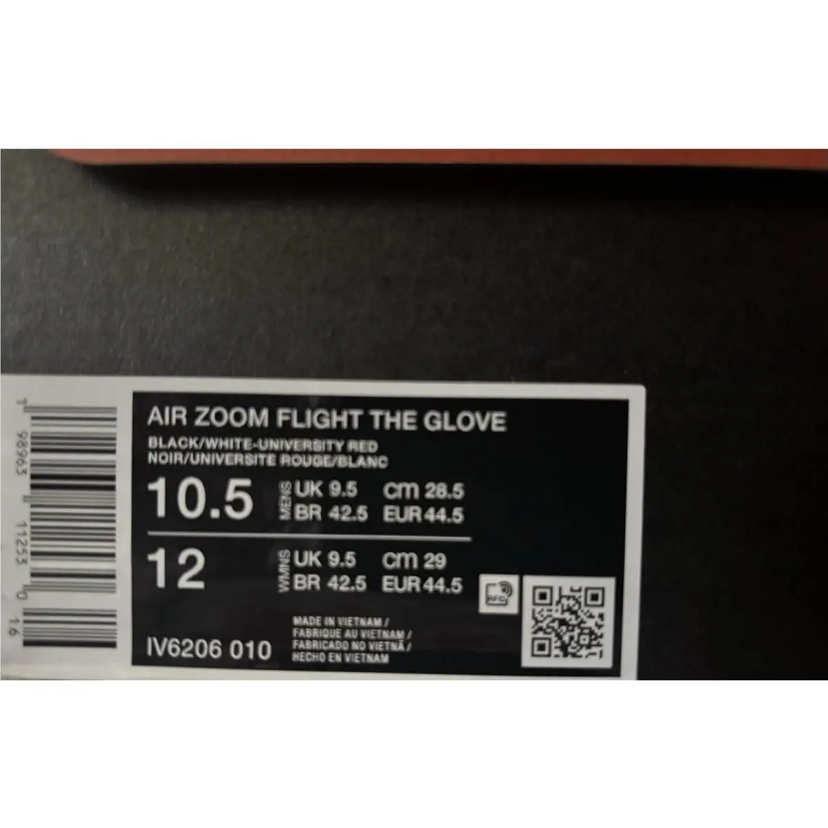 Nike shoes - Nike Zoom Flight The Glove - IV6206-010 - Black 7