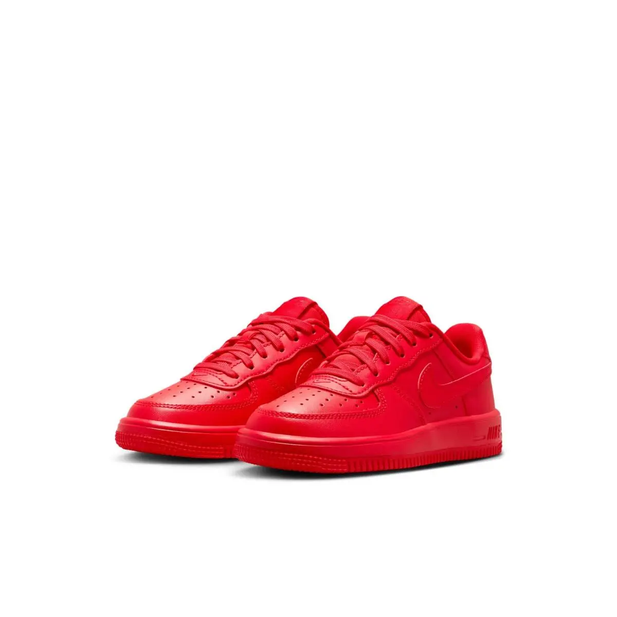 Kids  Force 1 Low IF1673-602 University Red/university Red-black-size 3 by Nike