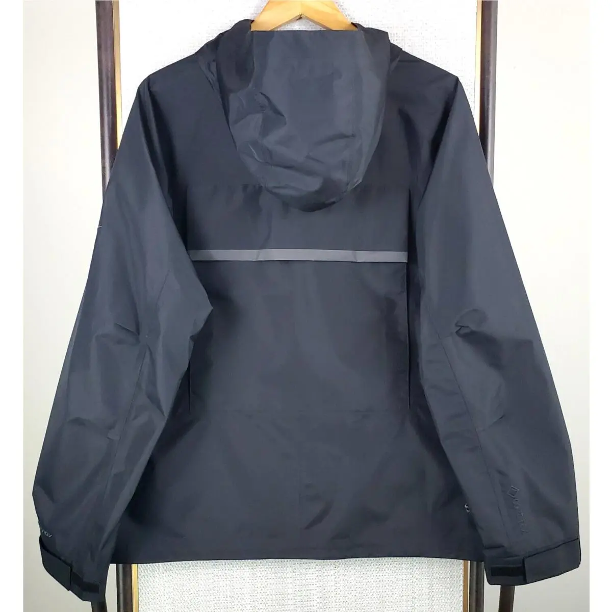Nike clothing - golf casual jacket coat windbreaker swoosh nike fit full zip waterproof windproof vintage performance sportswear wicking breathable 2023 nba all star game storm fit advanvced goretex gore tex salt - Black 8