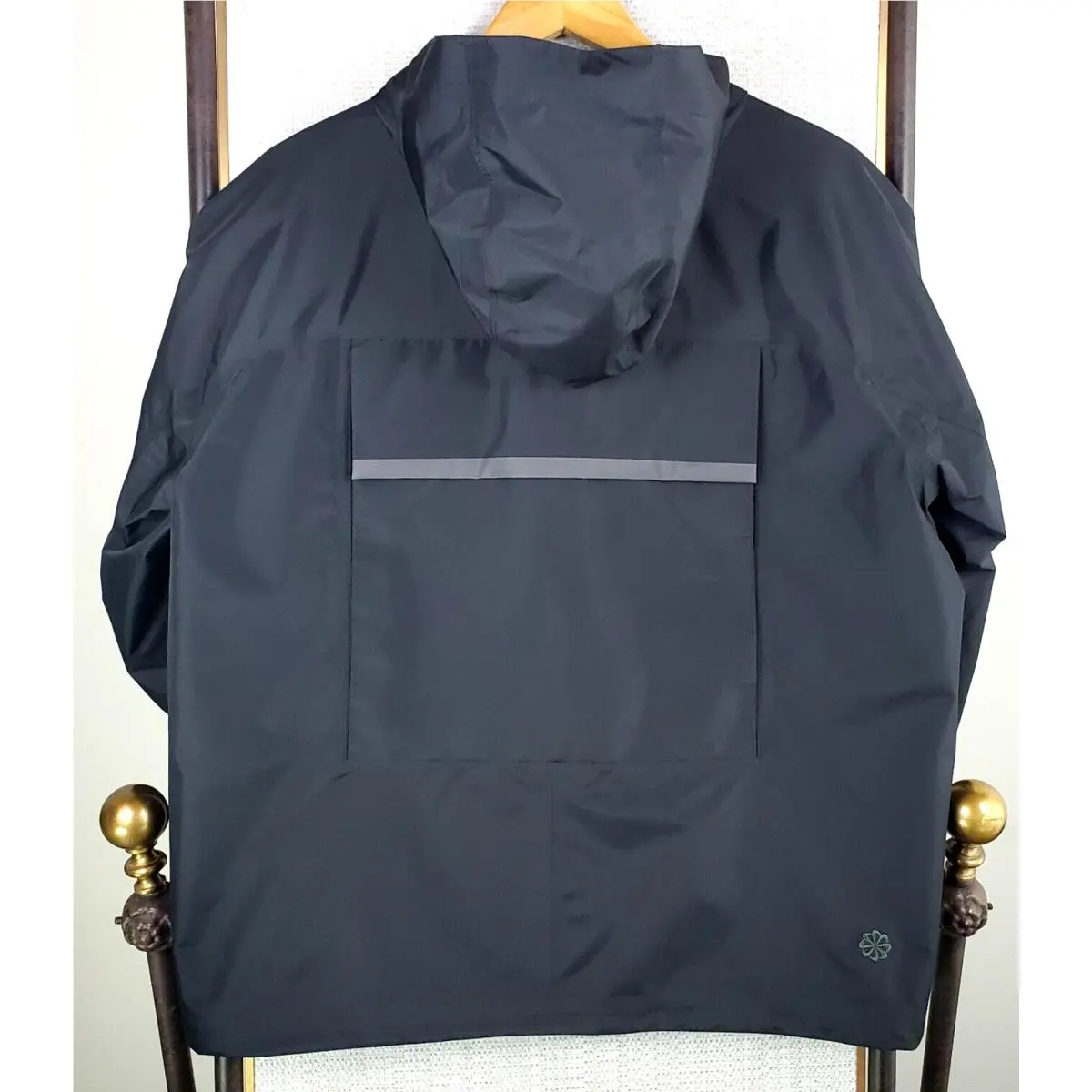 Nike clothing - golf casual jacket coat windbreaker swoosh nike fit full zip waterproof windproof vintage performance sportswear wicking breathable 2023 nba all star game storm fit advanvced goretex gore tex salt - Black 9