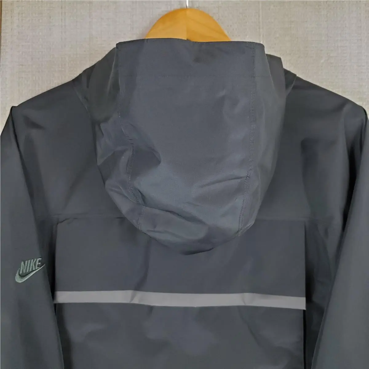 Nike clothing - golf casual jacket coat windbreaker swoosh nike fit full zip waterproof windproof vintage performance sportswear wicking breathable 2023 nba all star game storm fit advanvced goretex gore tex salt - Black 11