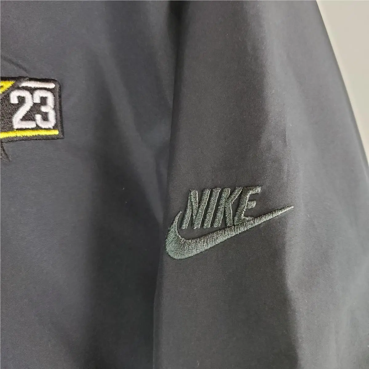 Nike clothing - golf casual jacket coat windbreaker swoosh nike fit full zip waterproof windproof vintage performance sportswear wicking breathable 2023 nba all star game storm fit advanvced goretex gore tex salt - Black 7