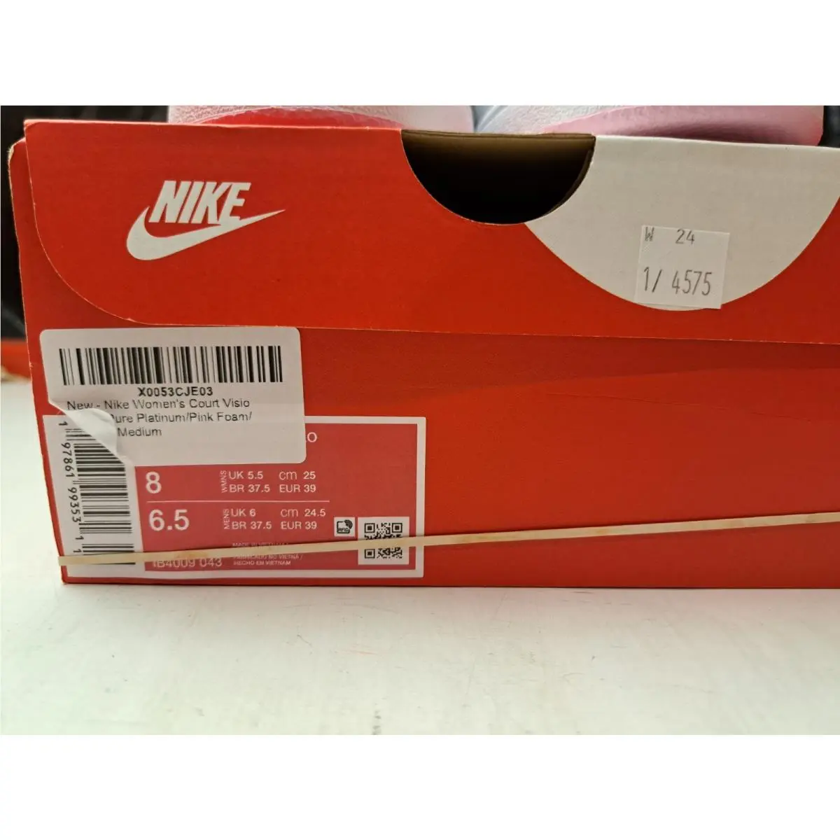 Nike shoes - Nike Court Vision - Court Vision - White 4