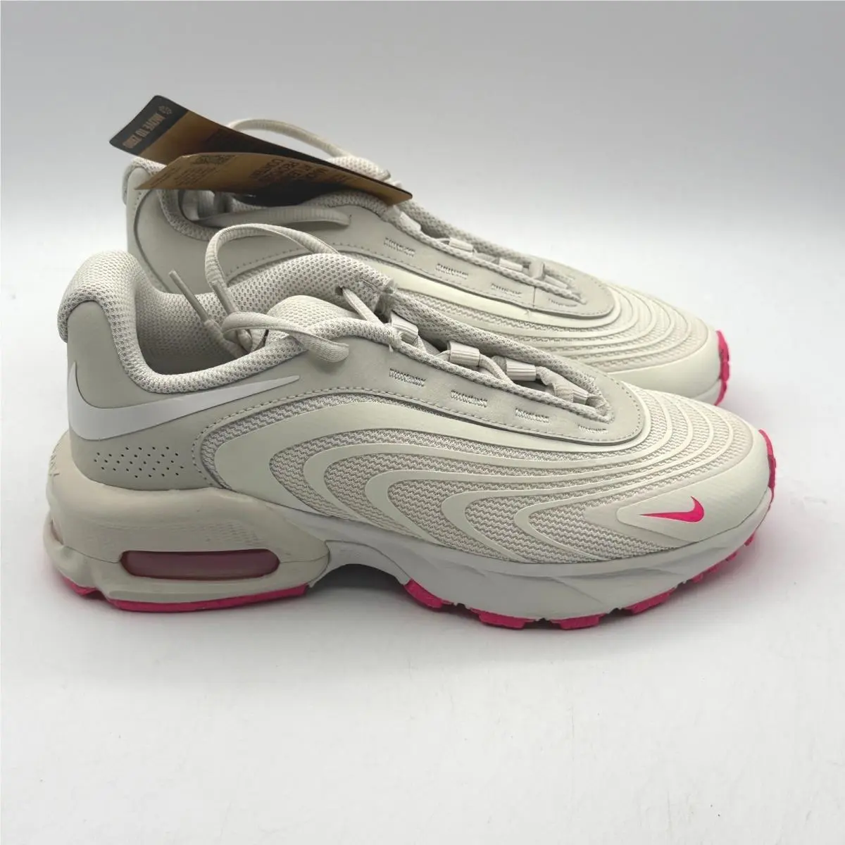 Air Max Fire Women 6.5 Phantom Hyper Pink Light Bone Sneaker IF2620-002 by Nike