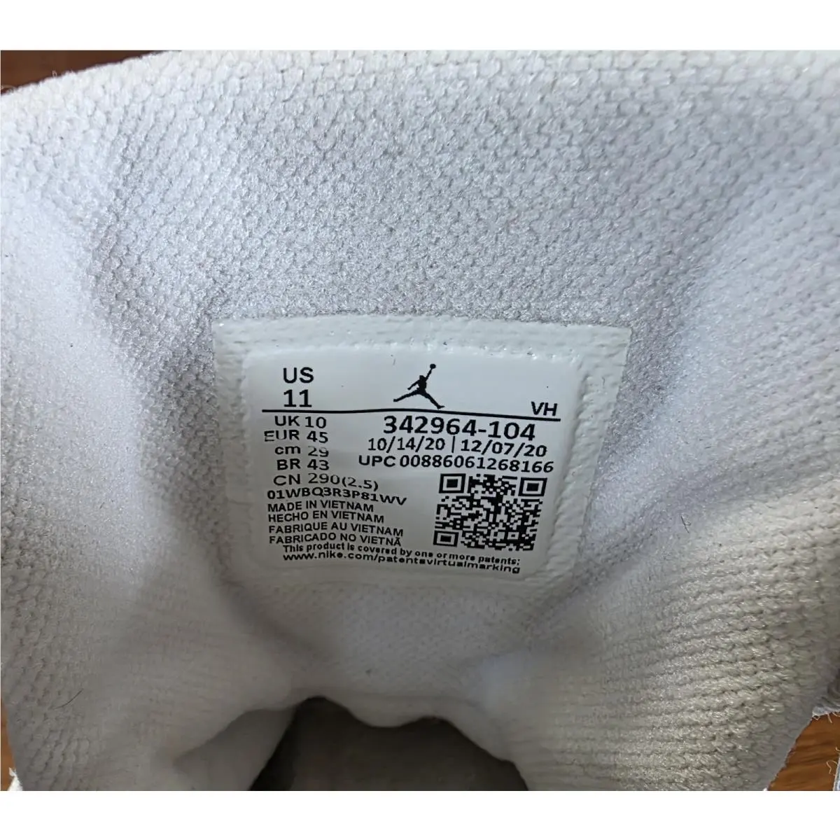 Nike shoes - Jordan True Flight - True Flight - 342964104 - White 10