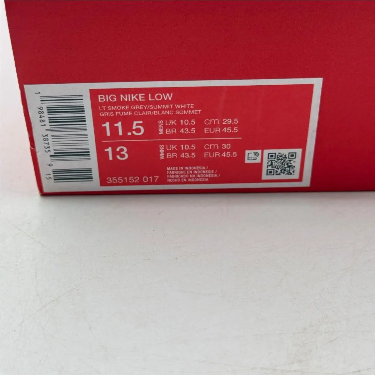 Nike shoes - Big Nike Low - Big Low - Gray 5
