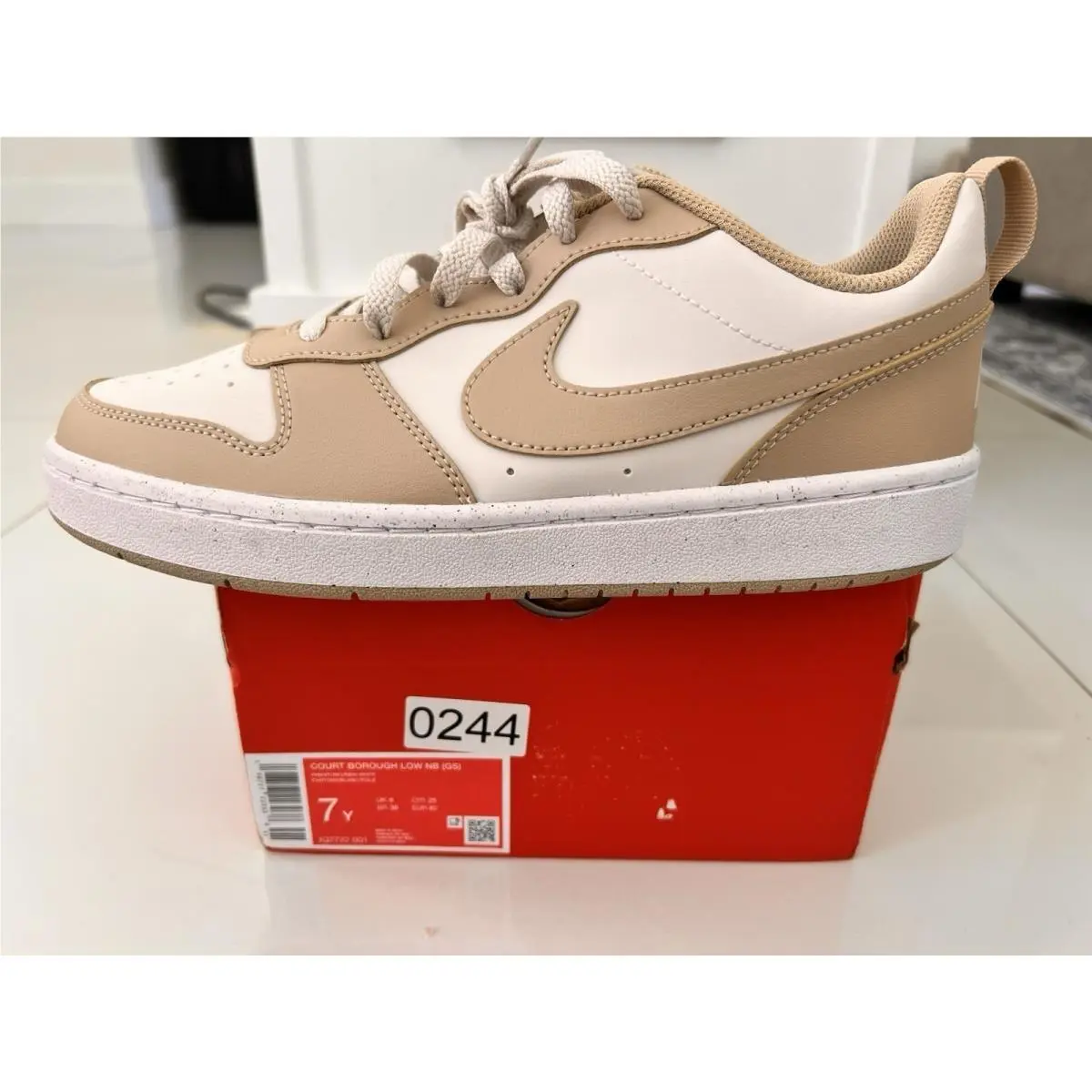 Nike shoes - Nike Court Borough - Court Borough - Beige 0