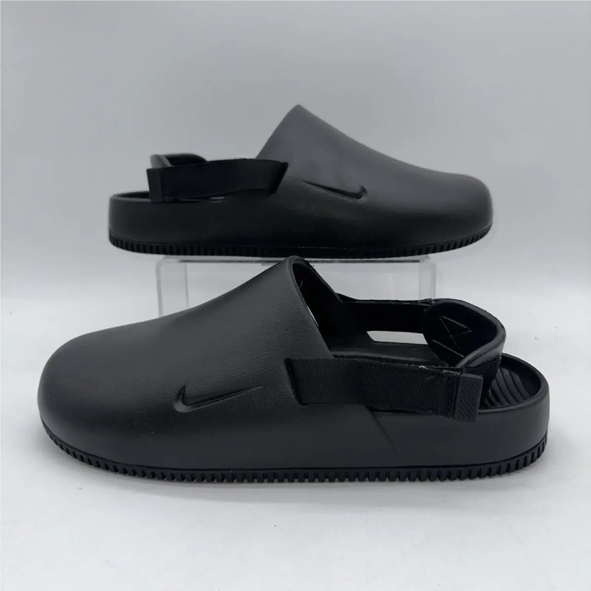 Men`s Size 15 Calm Mule NA FD5130 001 Black Slip-on Slide Sneaker by Nike