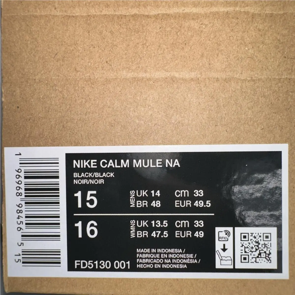 Nike shoes - Nike Calm Mule - Calm Mule - Black 4