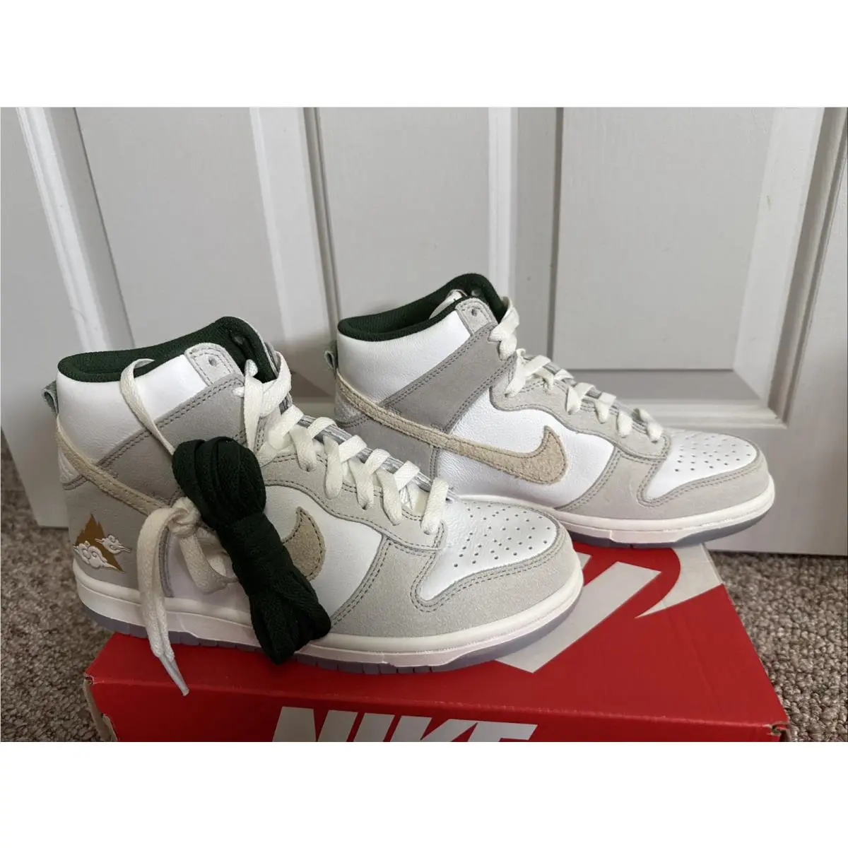 Nike shoes - Nike Dunk High GS - Dunk High - White 1