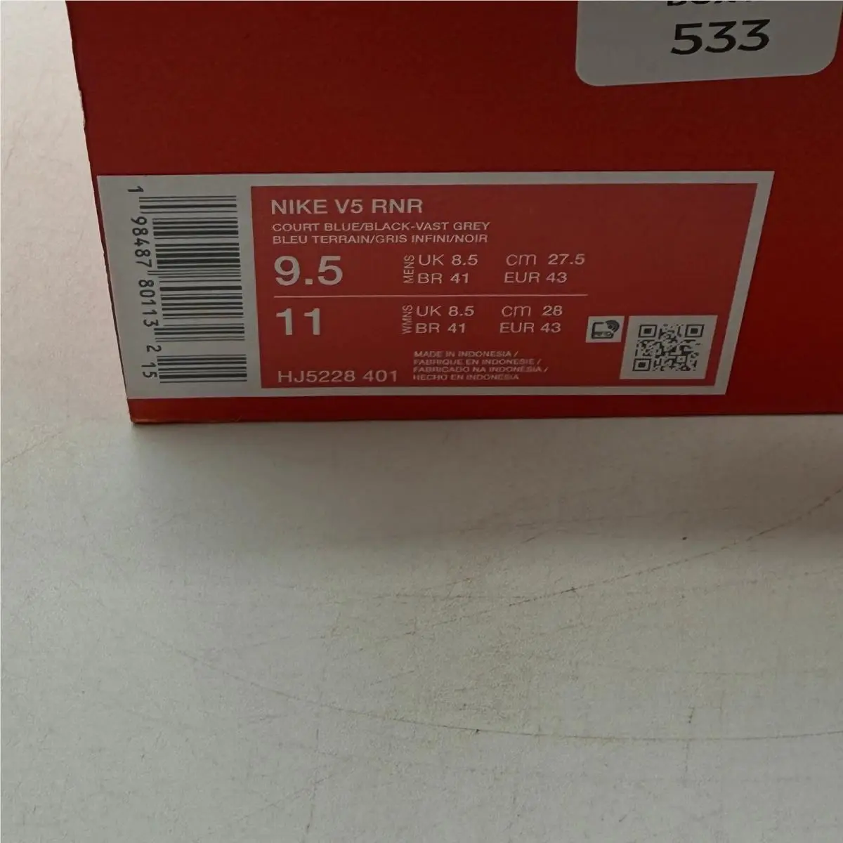 Nike shoes - Nike V5 RNR - RNR - Blue 5