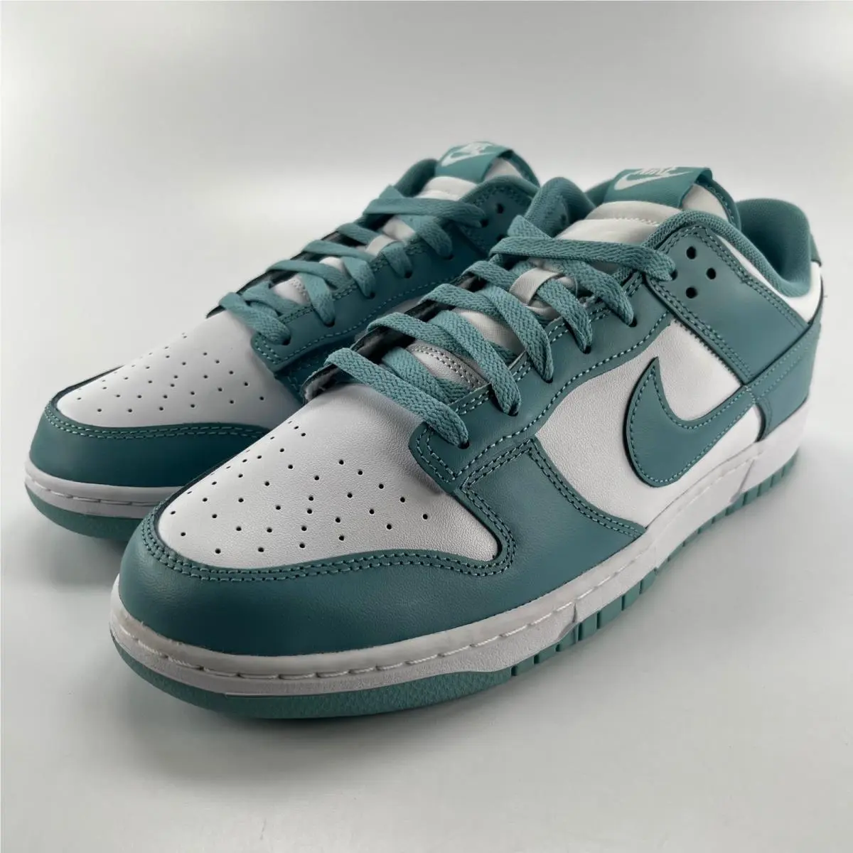 Dunk Low Retro White Denim Turquoise DV0833-106 Mens Size 13 Sneaker by Nike
