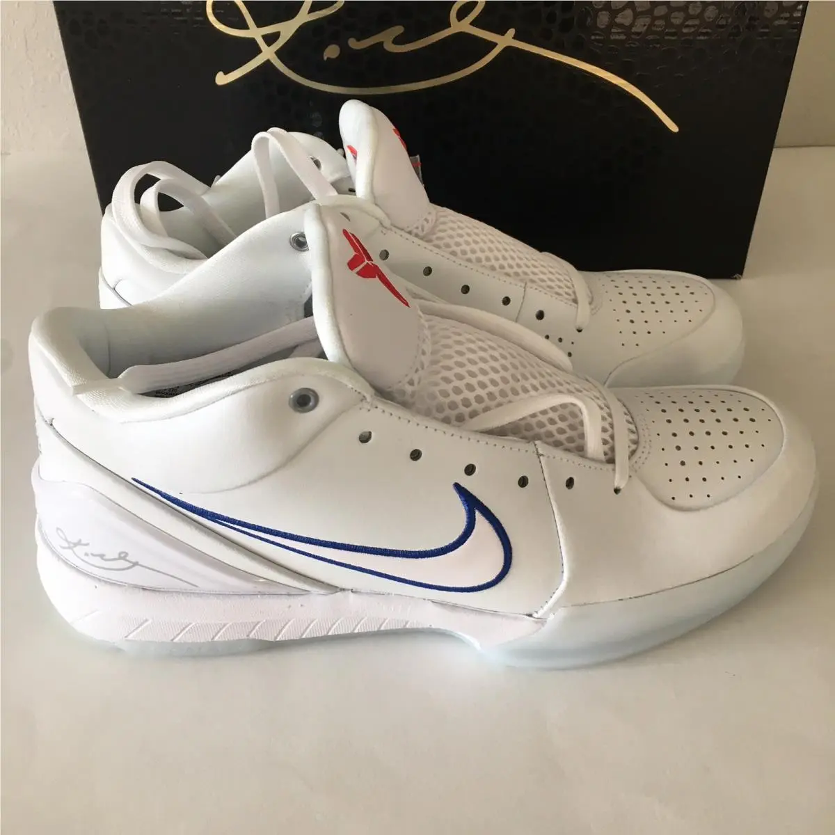 Nike shoes - Nike Kobe 4 - Kobe - White (UPC: 0198958882622) 2