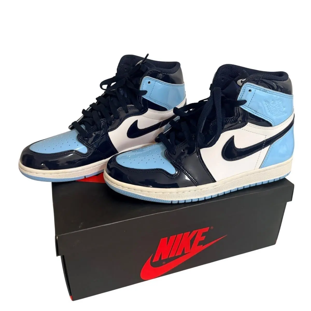 Air Jordan 1 High OG Blue Chill Obsidian White Womens 9.5 by Nike