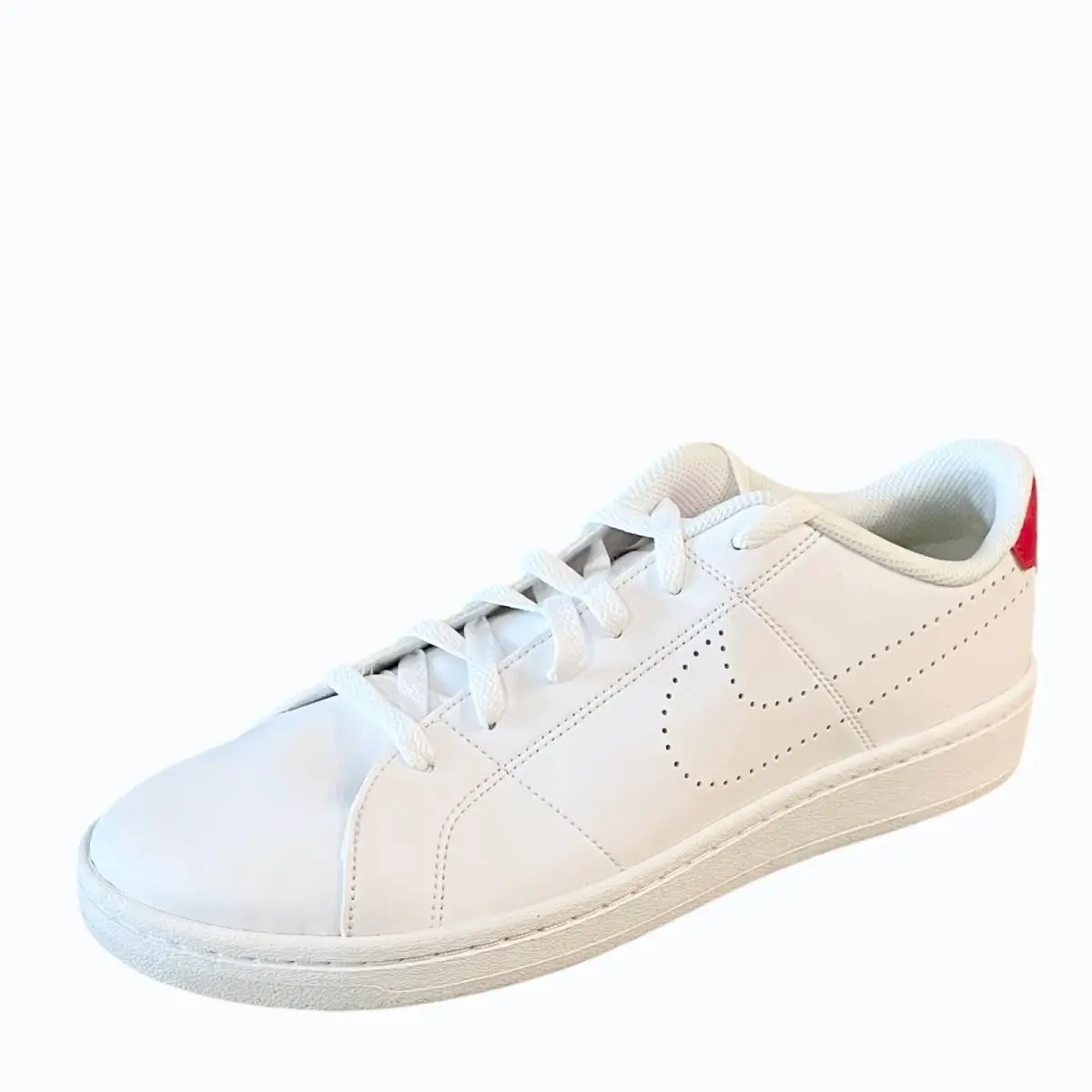 Nike Court Royale 2 Next Nature Mens White Red Leather Sneaker Shoes Size 10