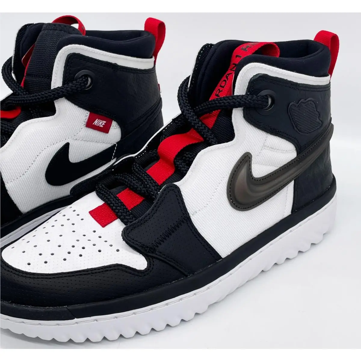 Nike shoes - Jordan 1 High React - High React - AR5321016 - Black White Red 3