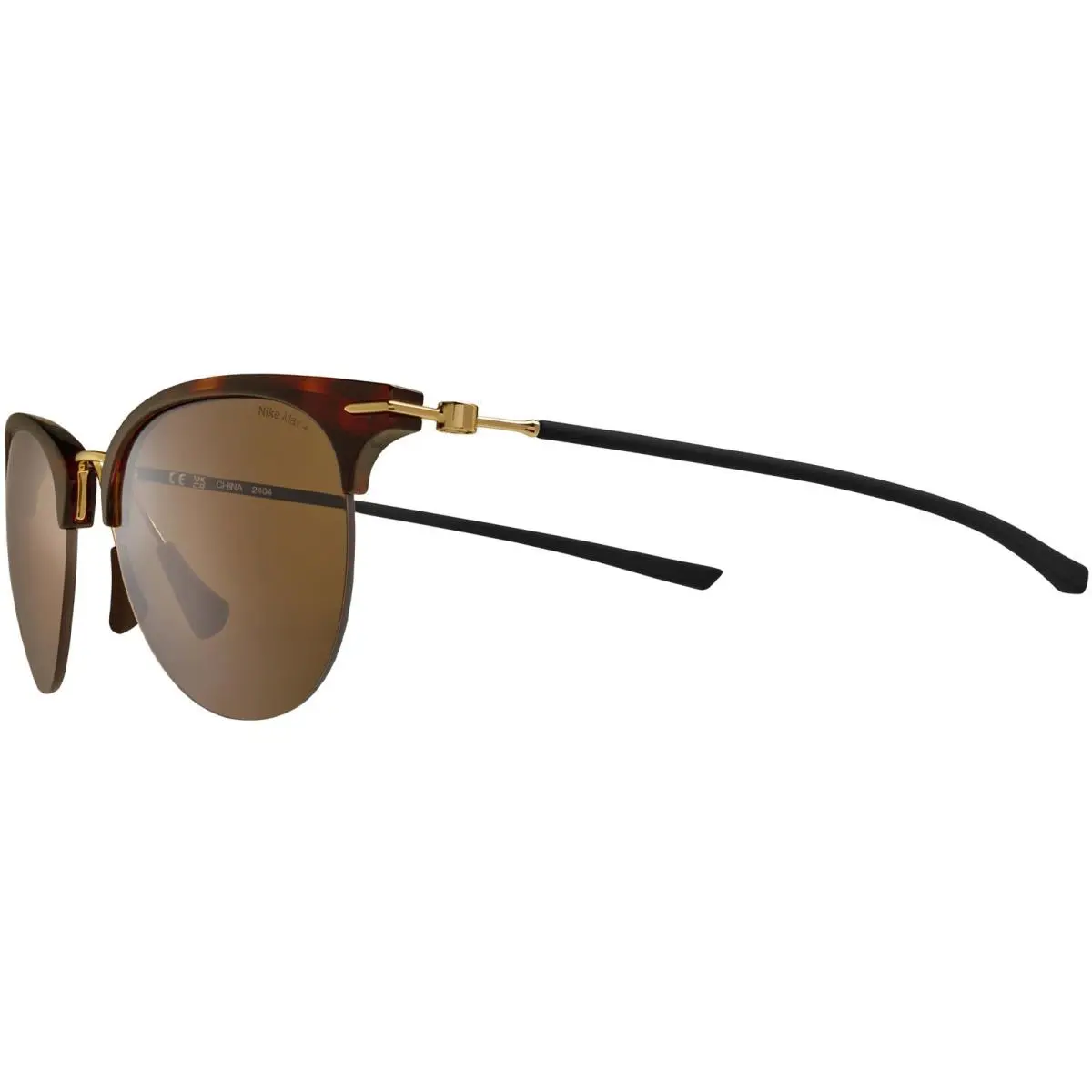 Divot PL Women`s Semi-rimless Browline Oval Sunglasses - NKEV24040 240 by Nike