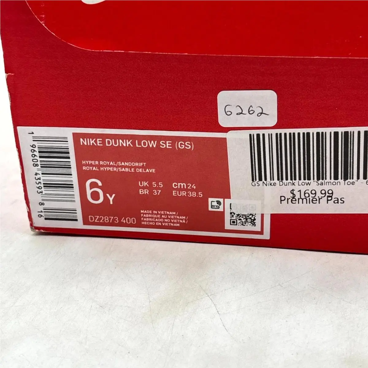 Nike shoes - Nike Dunk Low DZ2873-400 - Dunk Low - DZ2873-400 - Royal Sail Salmon (UPC: 196608435938) 7