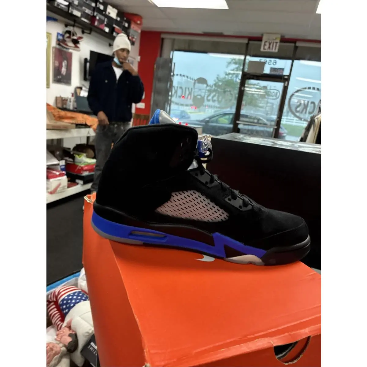Nike shoes - Retro - Retro - CT4838004 - Black, Manufacturer: Black/Racer Blue/Reflective Silver (UPC: 195866154001) 9