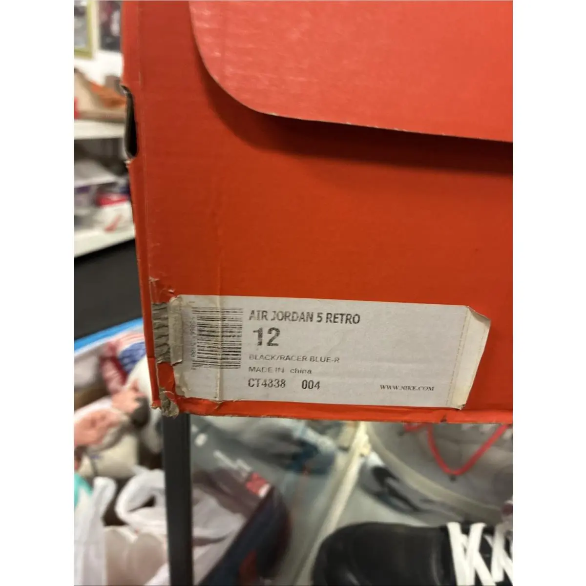 Nike shoes - Retro - Retro - CT4838004 - Black, Manufacturer: Black/Racer Blue/Reflective Silver (UPC: 195866154001) 0