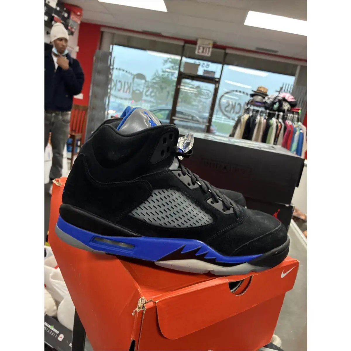 Nike shoes - Retro - Retro - CT4838004 - Black, Manufacturer: Black/Racer Blue/Reflective Silver (UPC: 195866154001) 4