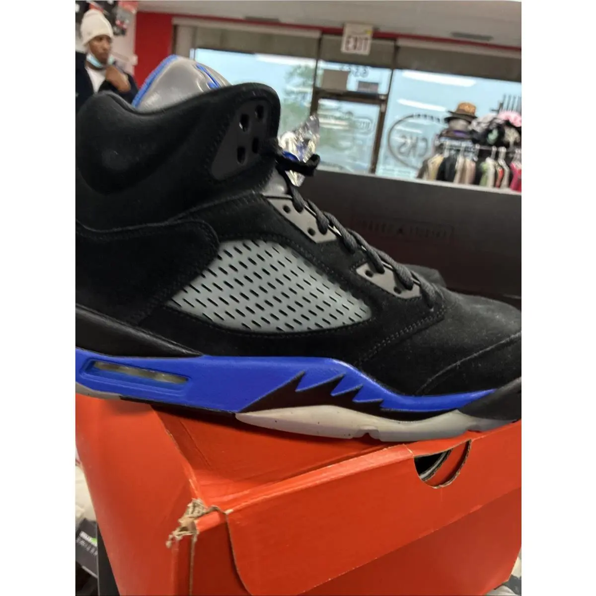 Nike shoes - Retro - Retro - CT4838004 - Black, Manufacturer: Black/Racer Blue/Reflective Silver (UPC: 195866154001) 5