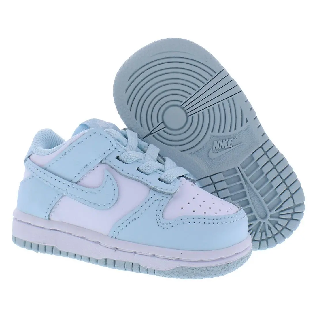 Nike Dunk Low Infant/toddler Shoes Size 4 Color: White/glacier Blue - White/Glacier Blue, Main: White