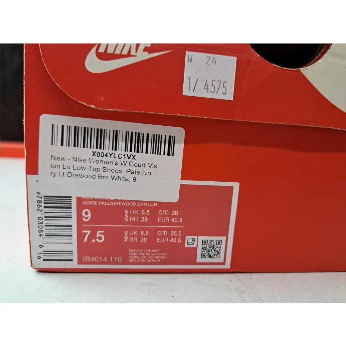 Nike shoes - Nike Court Vision - Court Vision - IB4014 110 - White 4