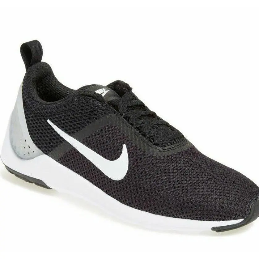Men`s Nike Sneakers Lunarlon 2 Black White Platinum US Mens Size 13