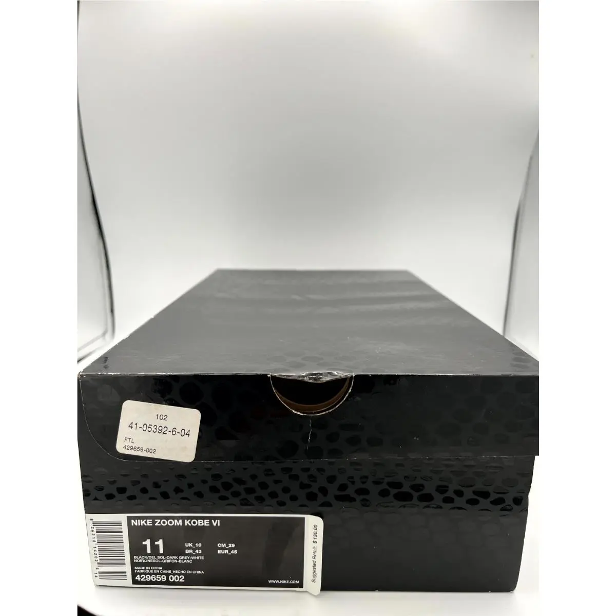 Nike shoes - Nike Zoom Kobe 6 429659-002 - 429659-002 - Black (UPC: 826218142024) 0