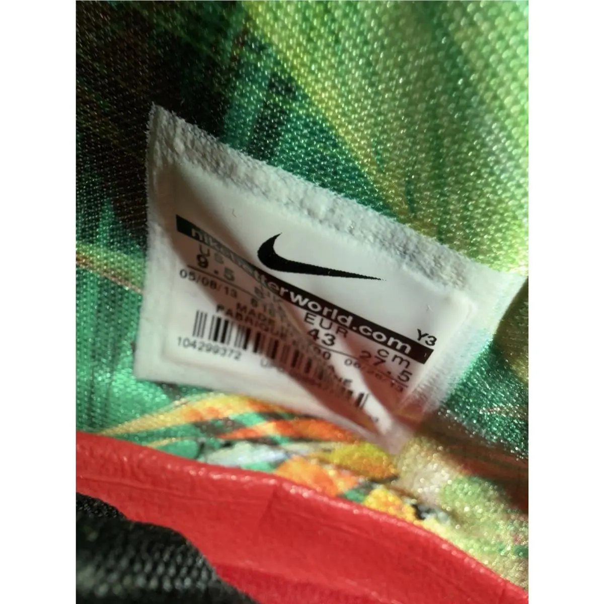 Nike shoes - Nike LeBron 11 - LeBron - 616175-700 - Black, Gold, Green, Red 0
