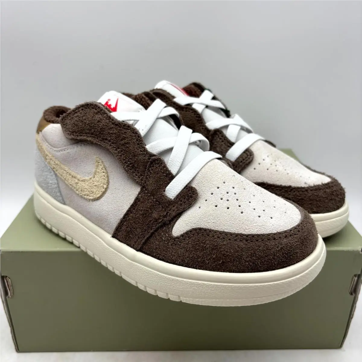 Nike shoes - Nike Air Jordan 1 Retro Low - DZ4443-200 - Sail Brown (UPC: 196156102221) 0