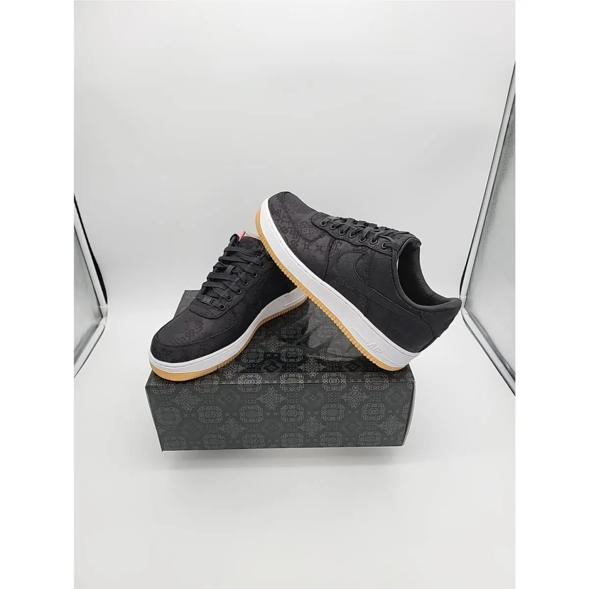 Air Force 1 Low x Fragment x Clot Black Silk CZ3986-001 Men`s Size 10 DS by Nike