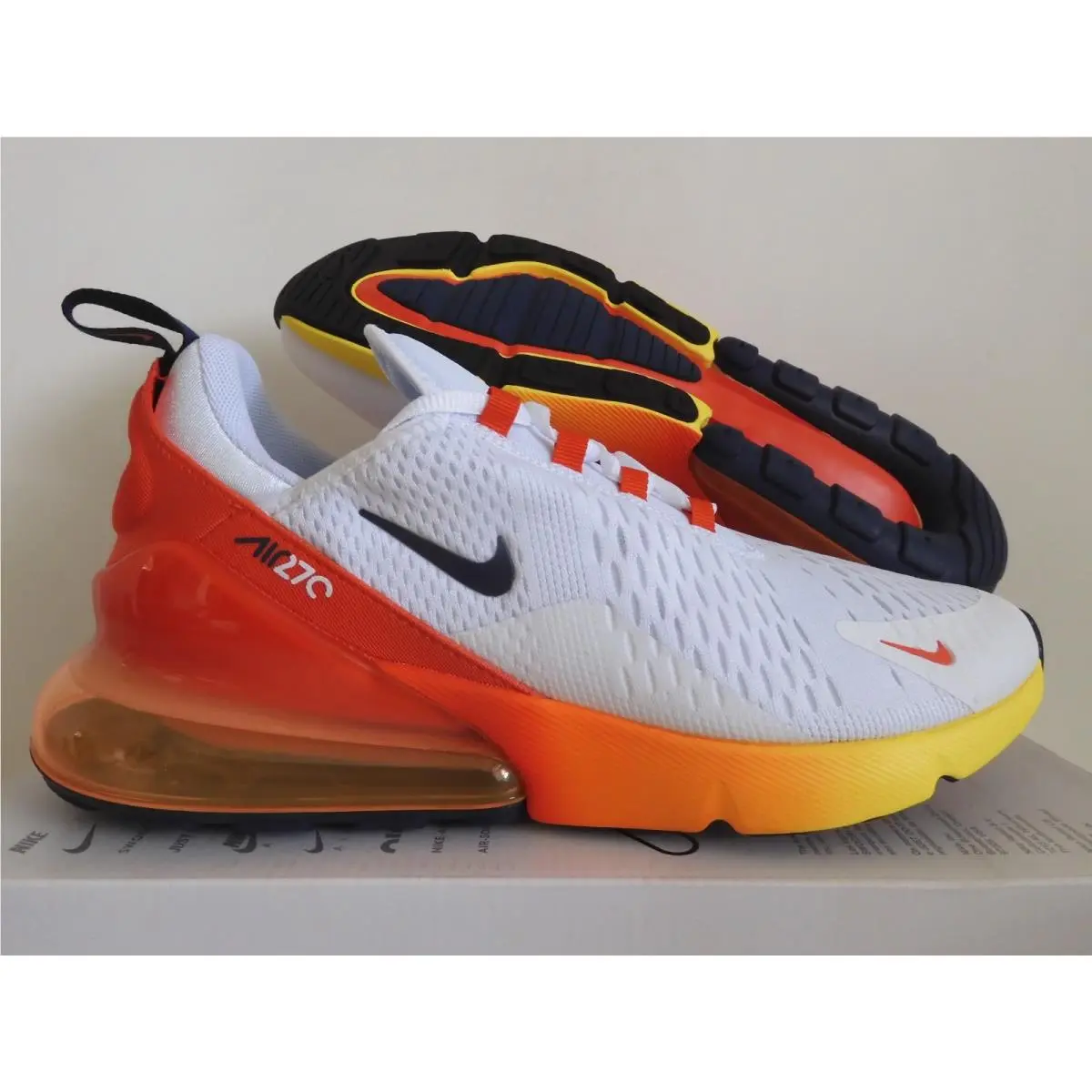 Air Max 270 City Connect Pack Houston Astros White-navy Sz 9.5 HQ8005-100 by Nike
