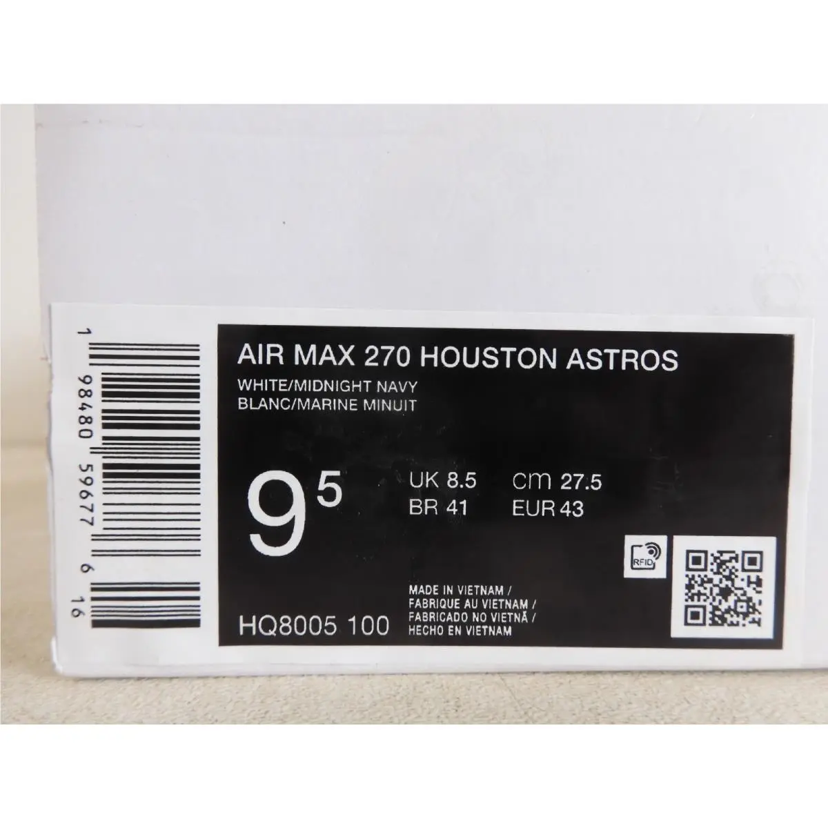 Nike shoes - Nike Air Max 270 - Air Max - HQ8005-100 - White (UPC: 198480596776) 8