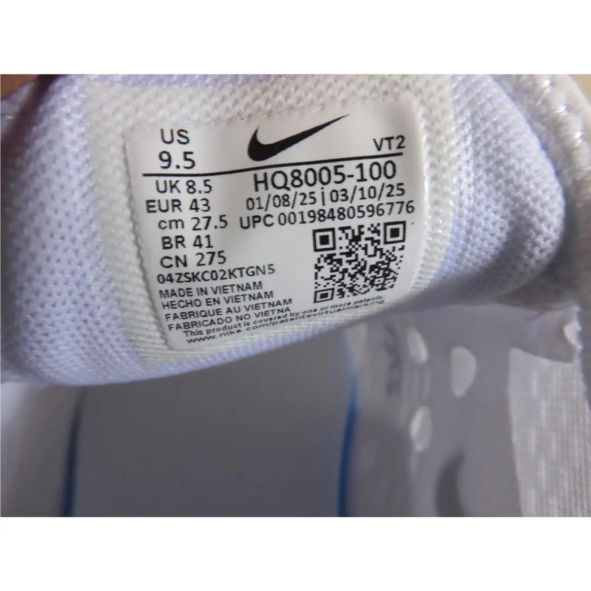 Nike shoes - Nike Air Max 270 - Air Max - HQ8005-100 - White (UPC: 198480596776) 7
