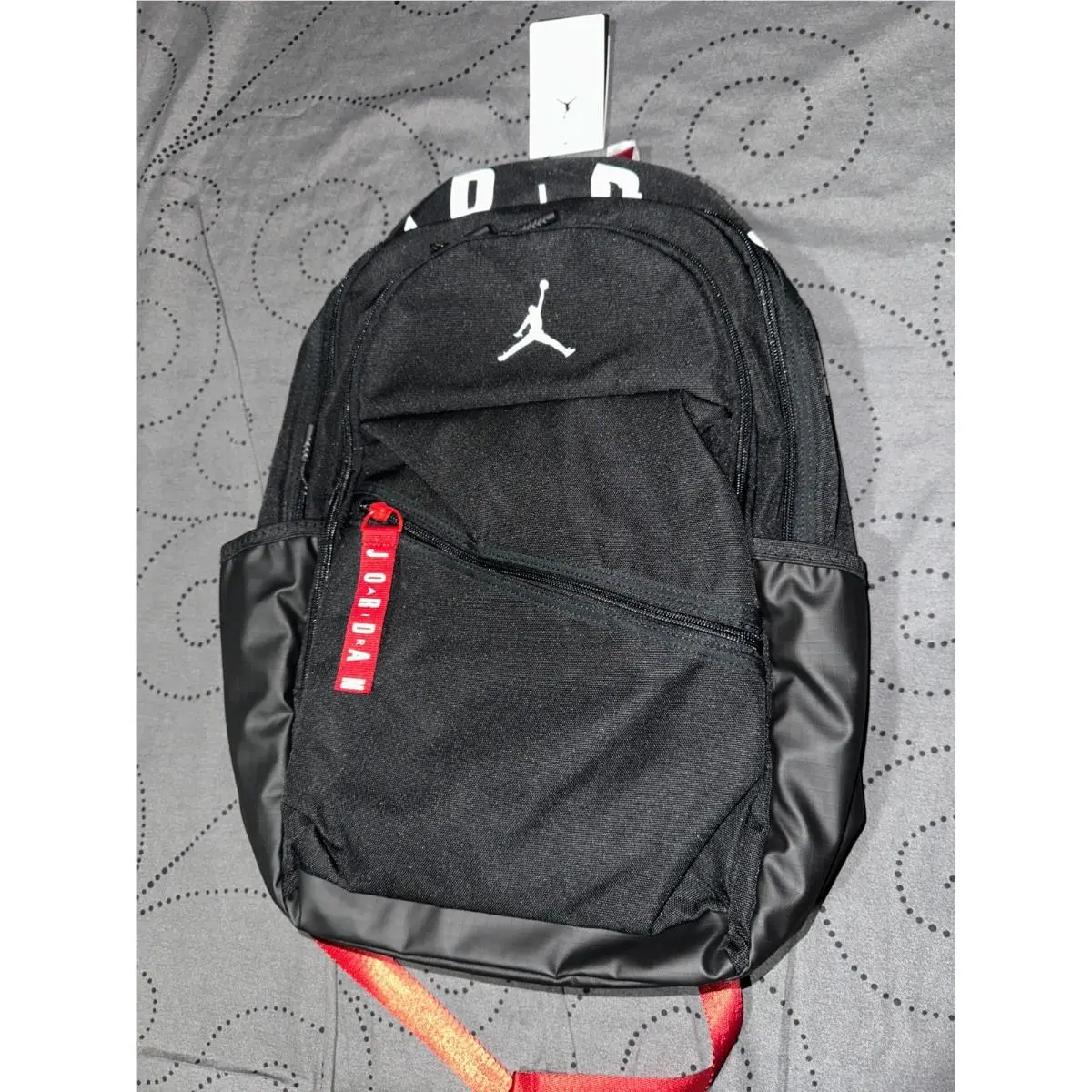 Jordan Air Patrol Black White Red Fit 15 Laptop Backpack O/s by Nike