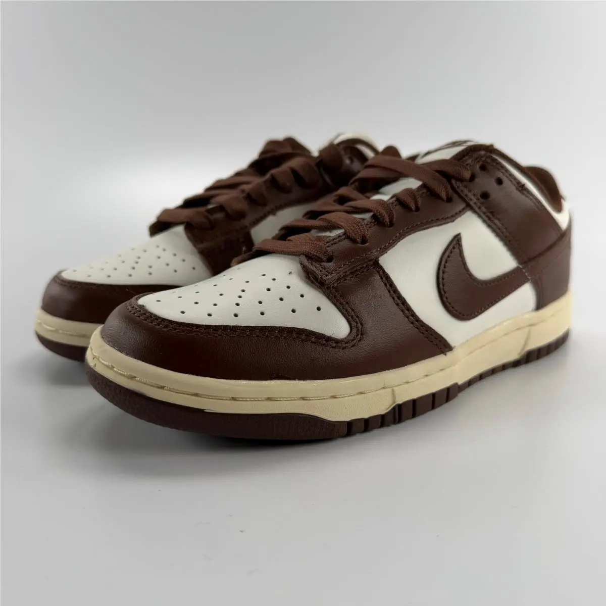 Dunk Low Cacao Wow Brown Sail Womens Sneakers DD1503-124 Size 7 by Nike