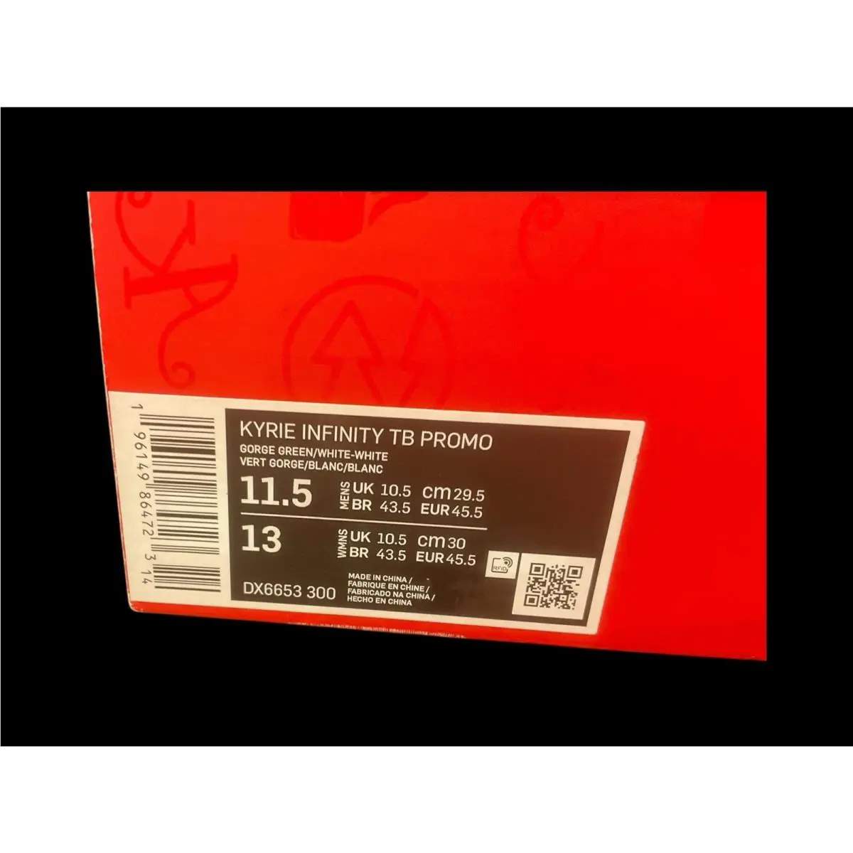 Nike shoes - Nike Kyrie Infinity - Kyrie Infinity - DO9616-300 - Green (UPC: 00196152978813) 3